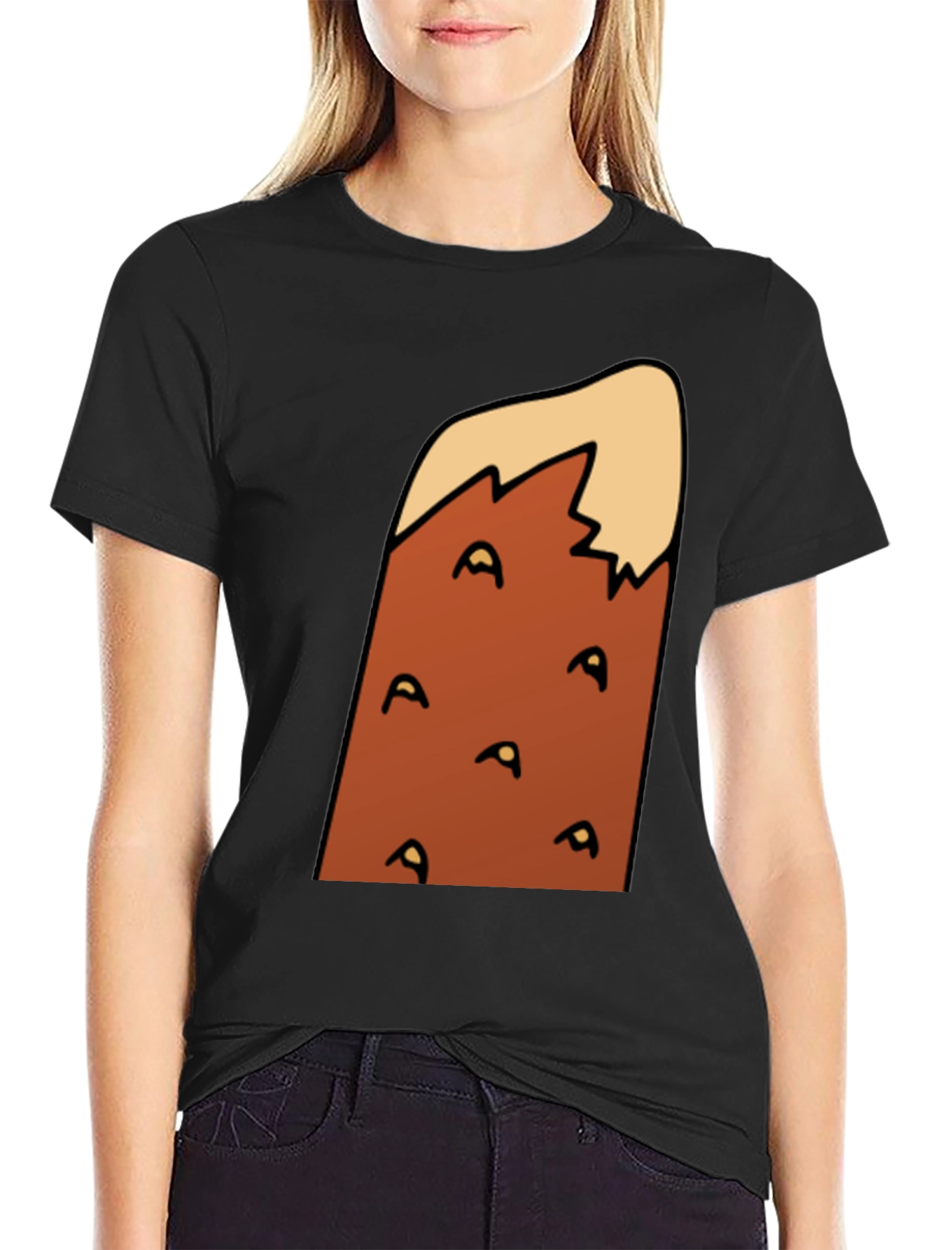 Mountain Cookie T-Shirt - Black Cotton Tee