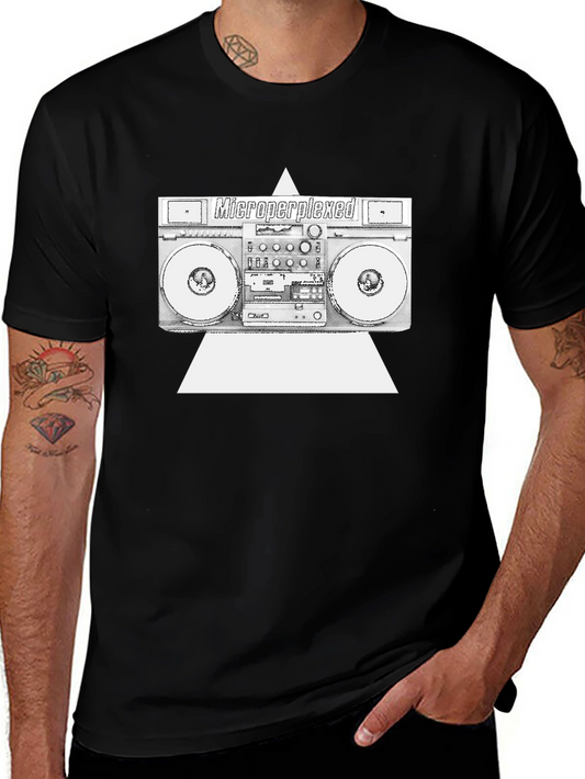 Microperplexed Boombox Graphic Tee - Black