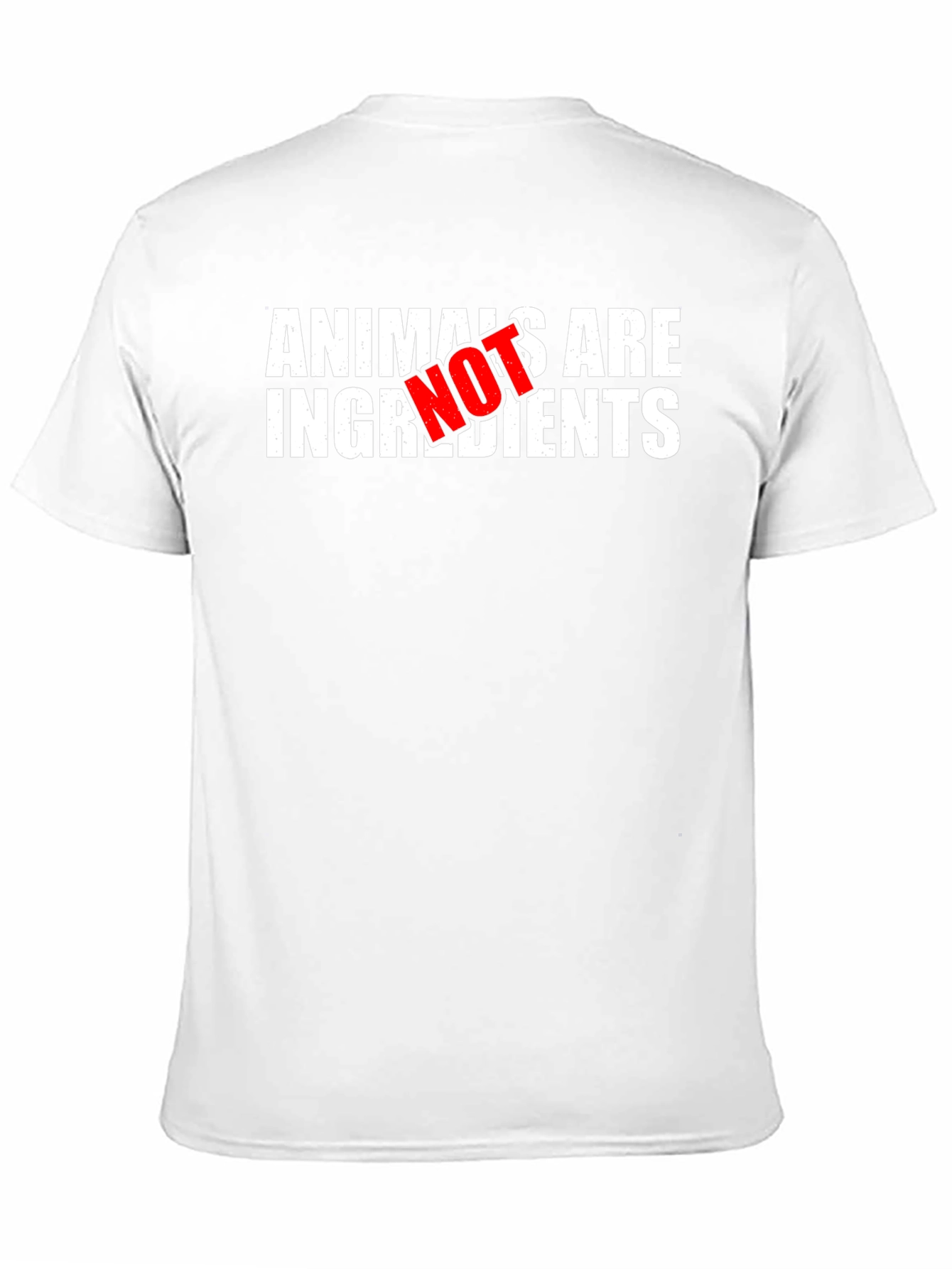 Animals Are Not Ingredients Vegan Statement T-Shirt