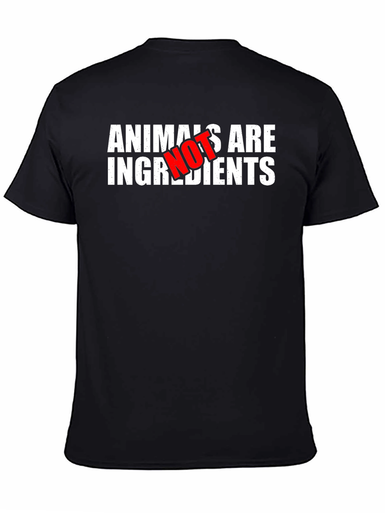 Animals Are Not Ingredients Vegan Statement T-Shirt