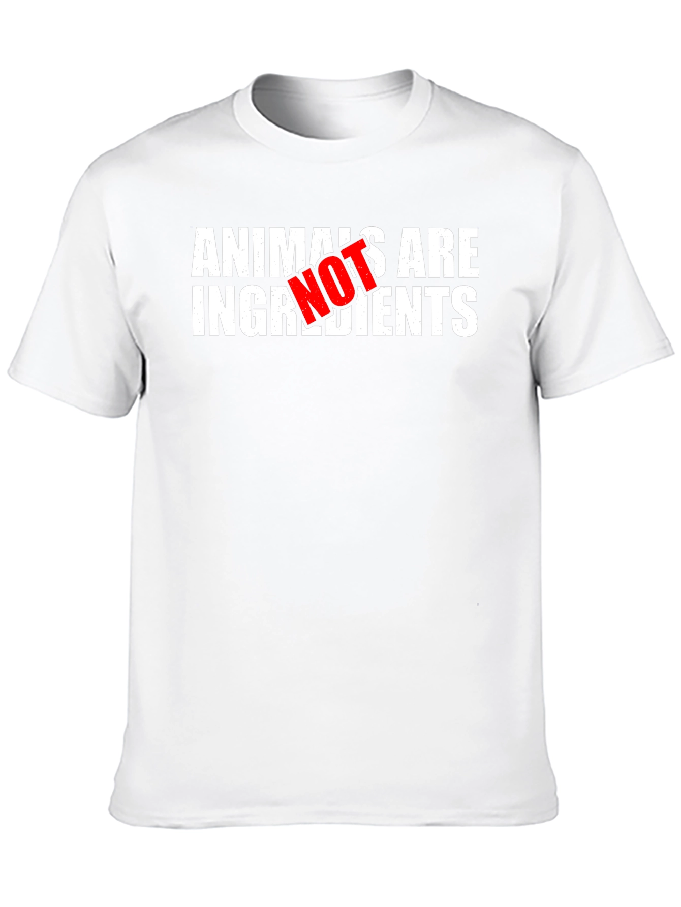 Animals Are Not Ingredients Vegan Statement T-Shirt