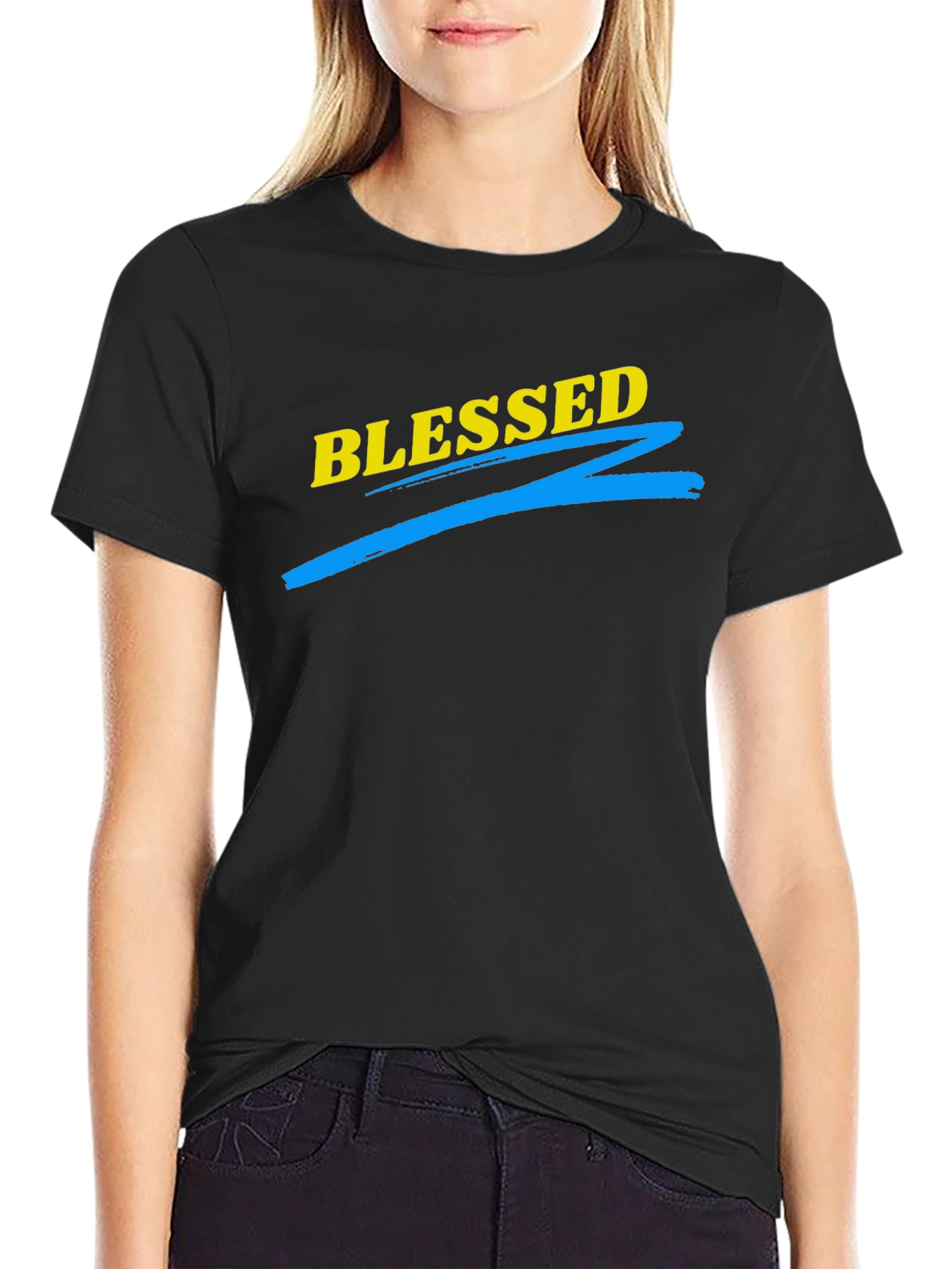 Blessed Graphic T-Shirt - Black