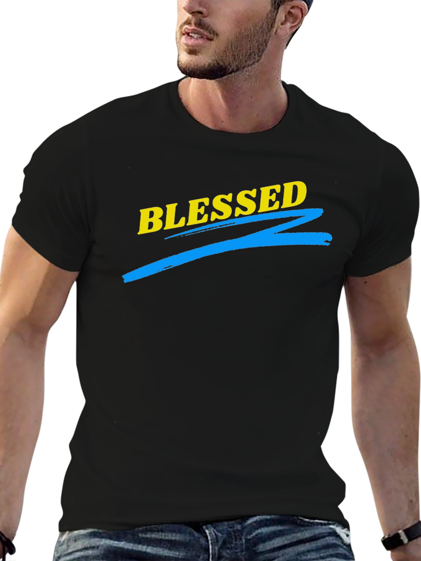 Blessed Graphic T-Shirt - Black