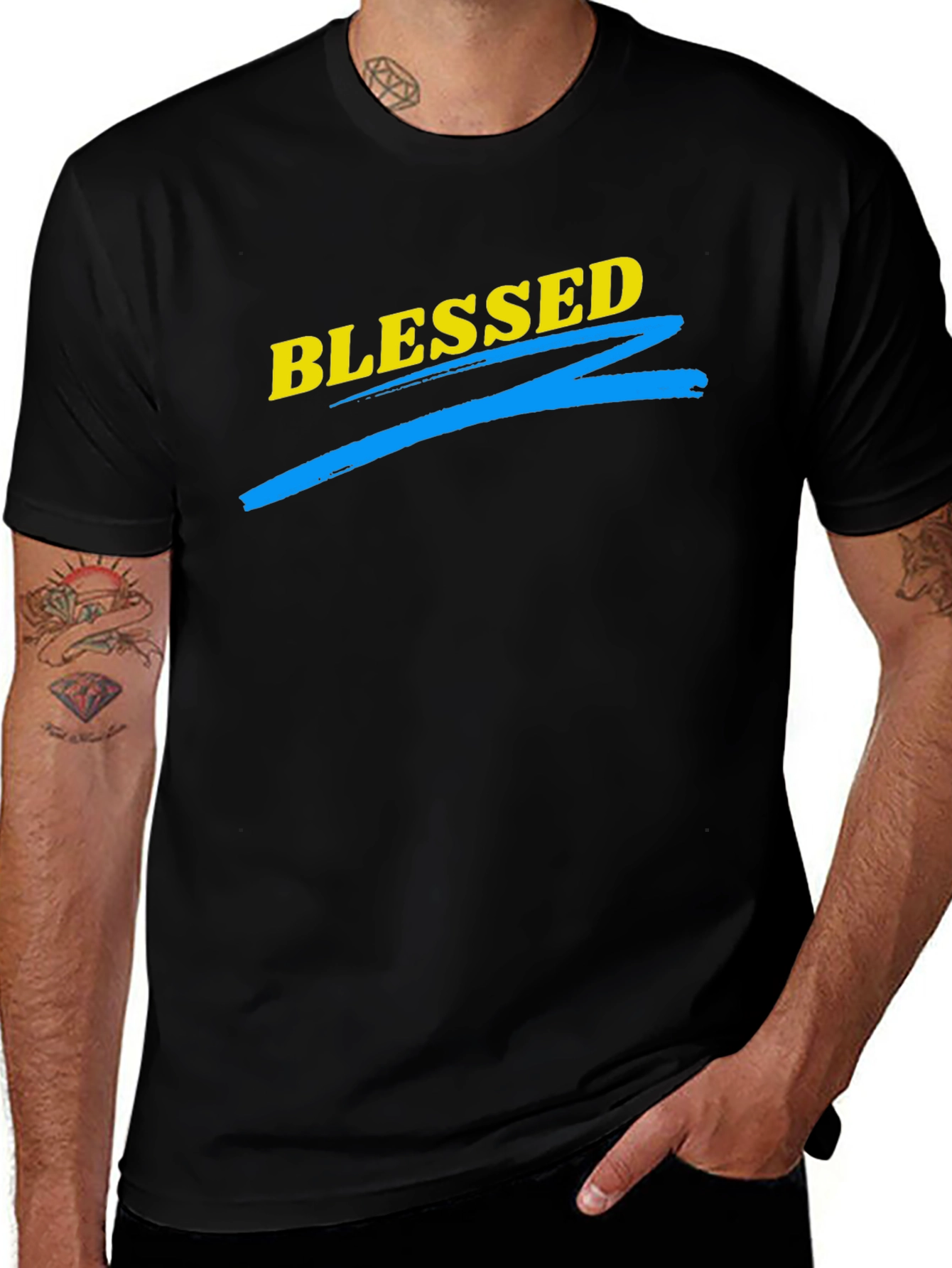Blessed Graphic T-Shirt - Black