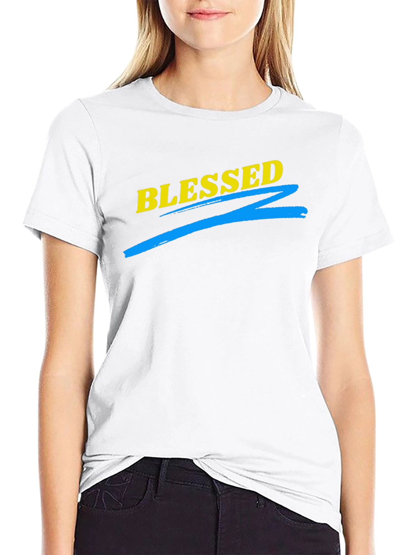 Blessed Graphic T-Shirt - Black