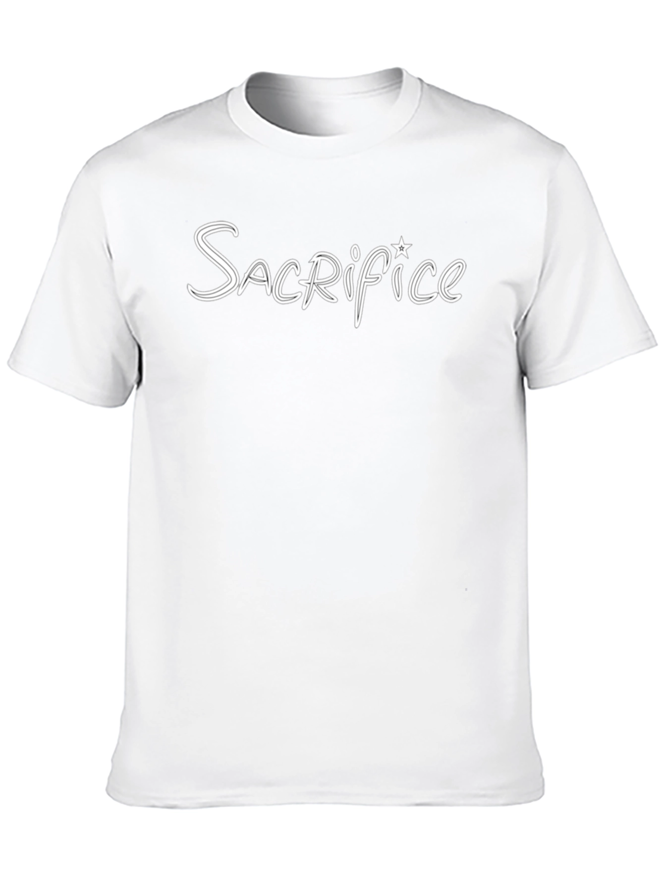 Sacrifice Graphic Black T-Shirt