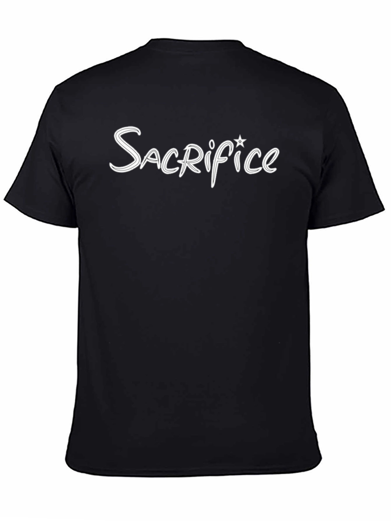 Sacrifice Graphic Black T-Shirt