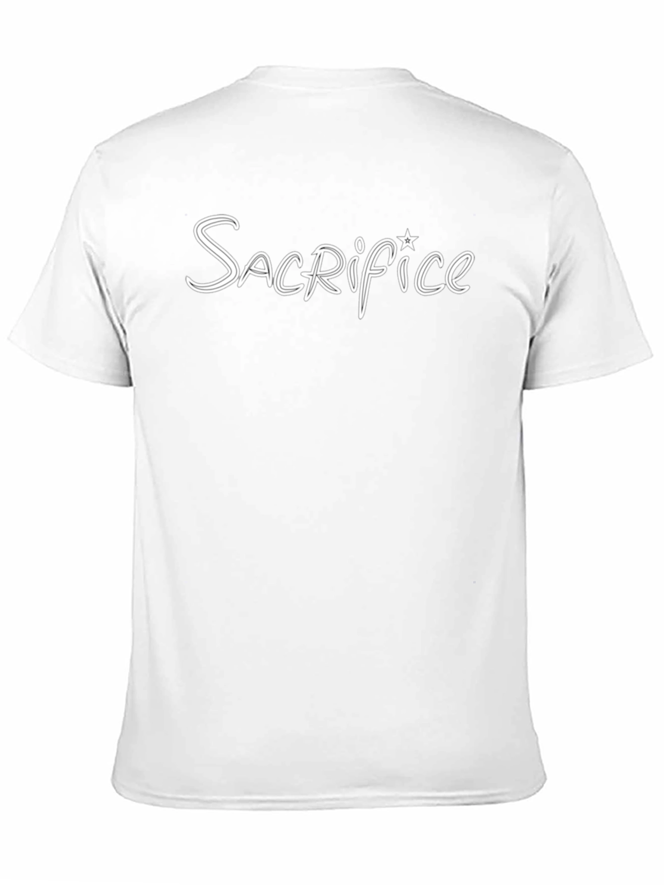 Sacrifice Graphic Black T-Shirt