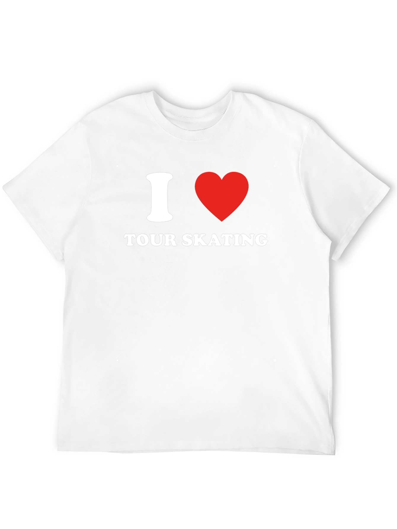 I Heart Tour Skating Graphic T-Shirt - Black