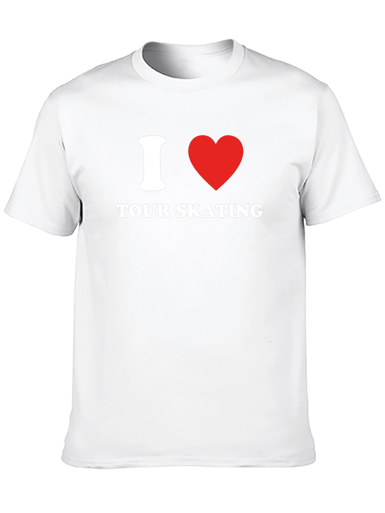 I Heart Tour Skating Graphic T-Shirt - Black