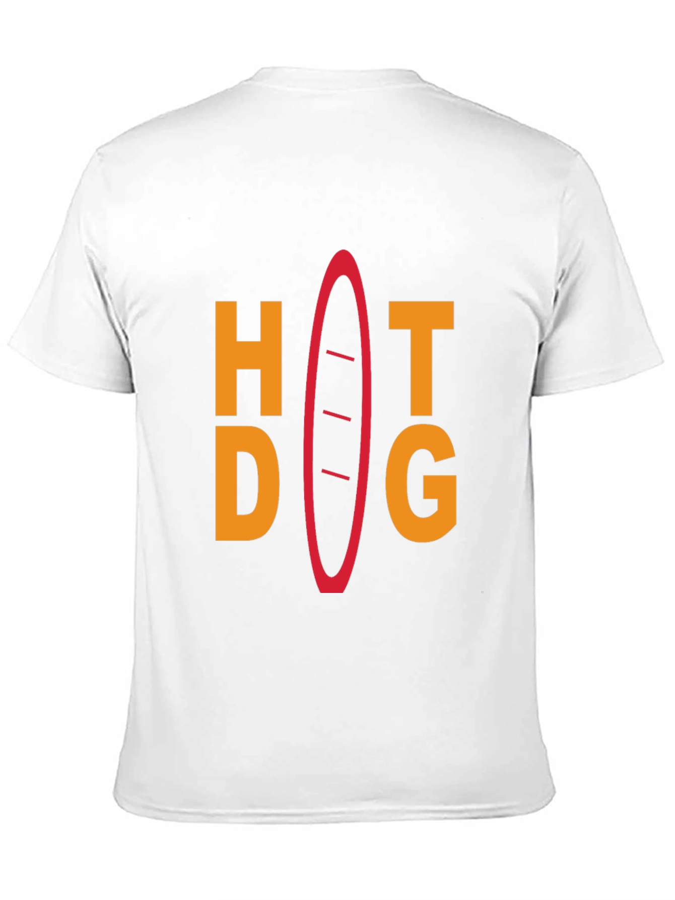 Hot Dog Graphic Tee - Unisex Black T-Shirt