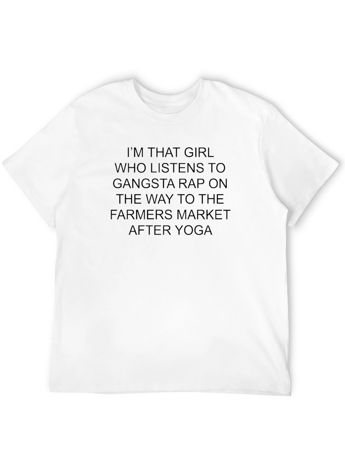 Gangsta Rap Yoga Farmers Market Tee