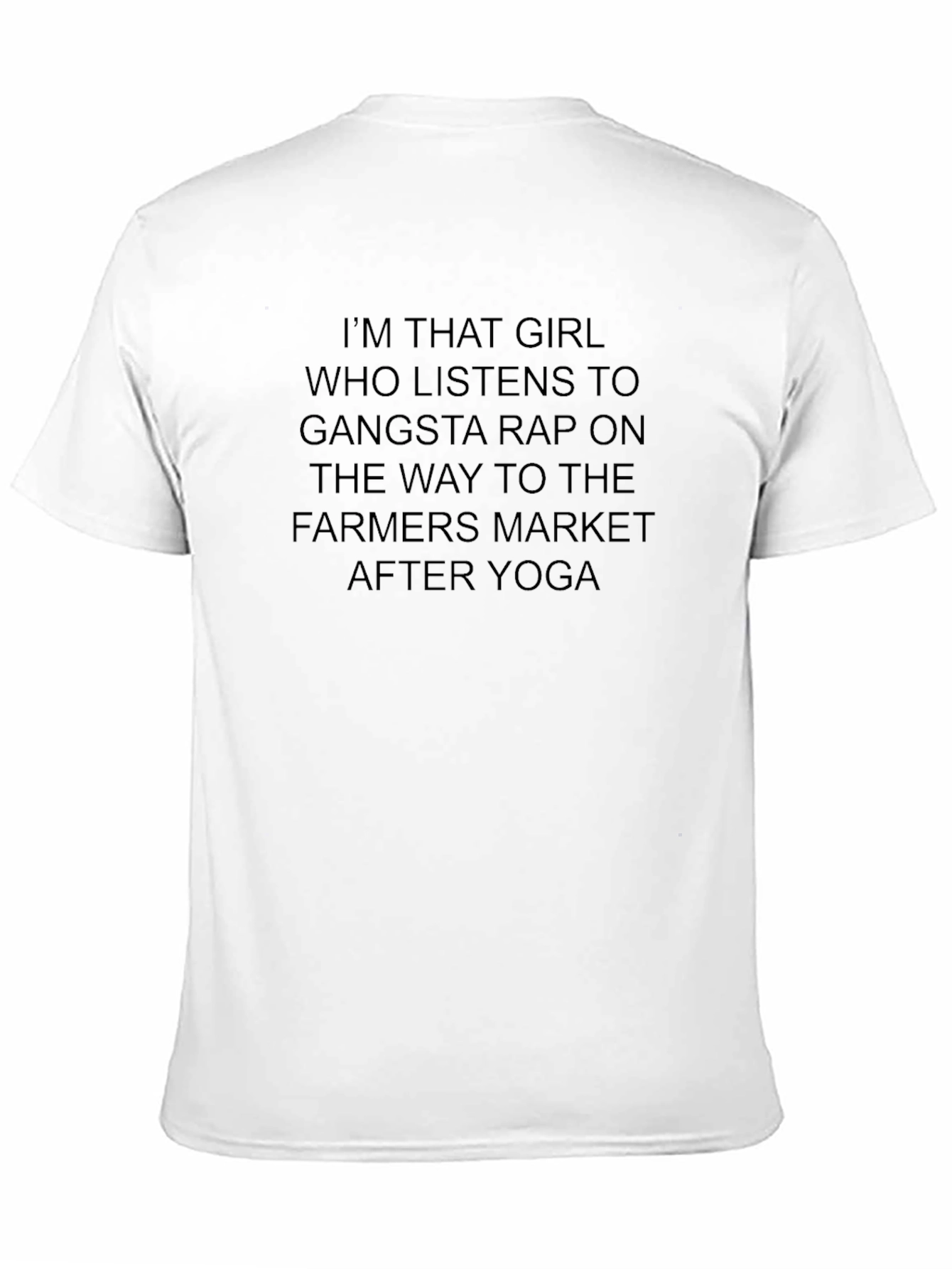 Gangsta Rap Yoga Farmers Market Tee