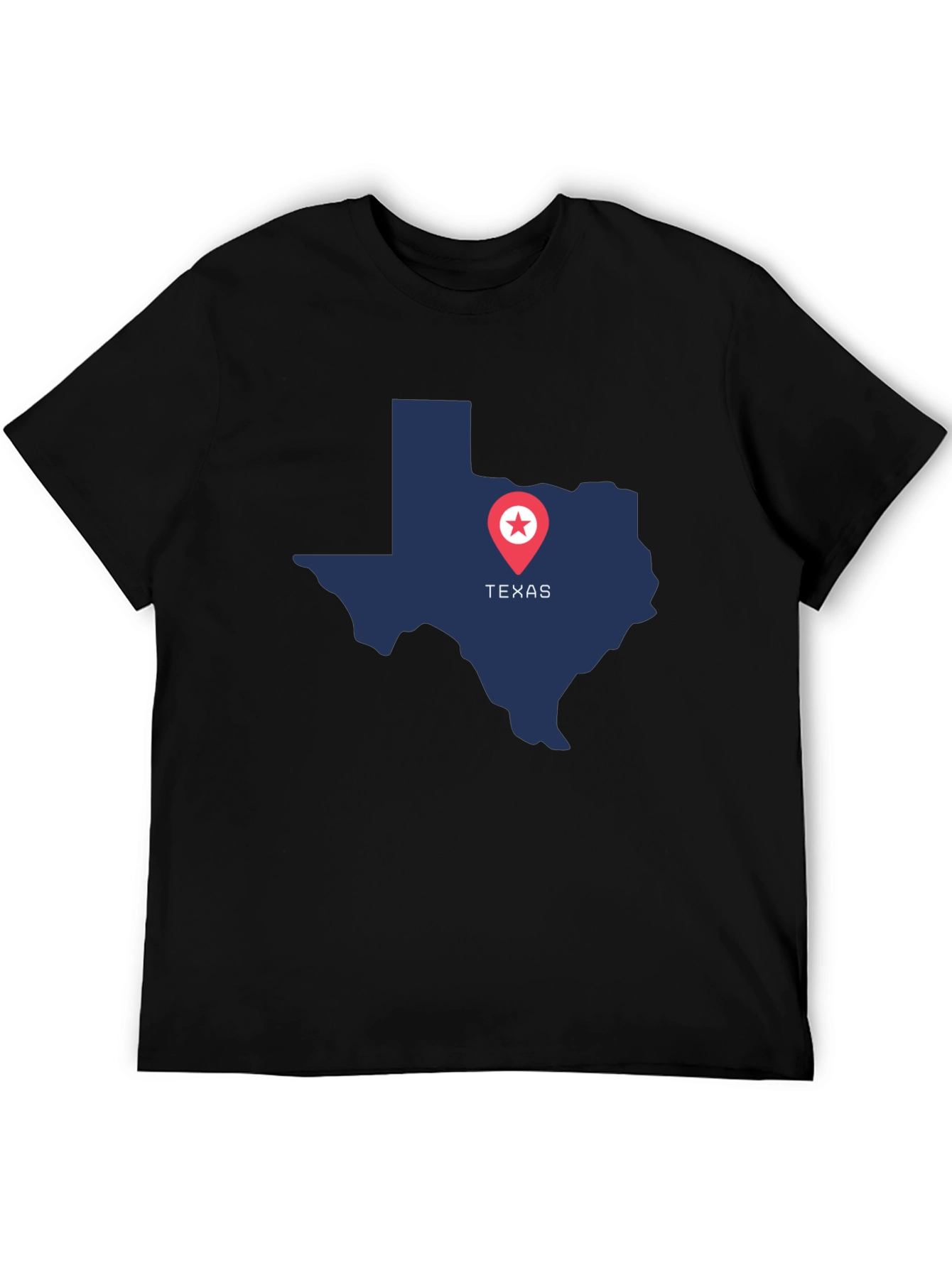 Texas Pride Graphic Tee - State Map Design