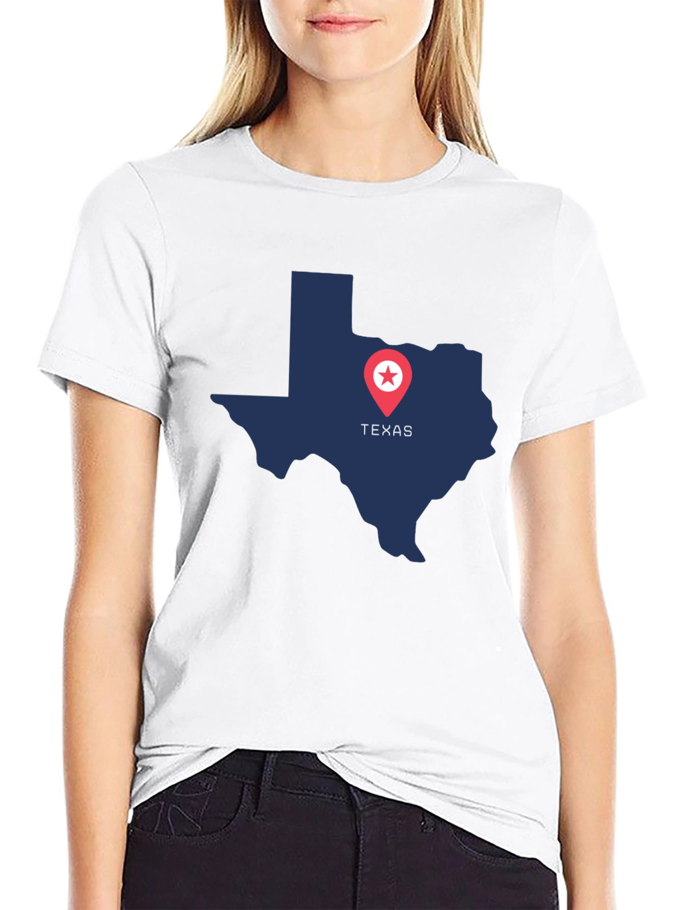 Texas Pride Graphic Tee - State Map Design