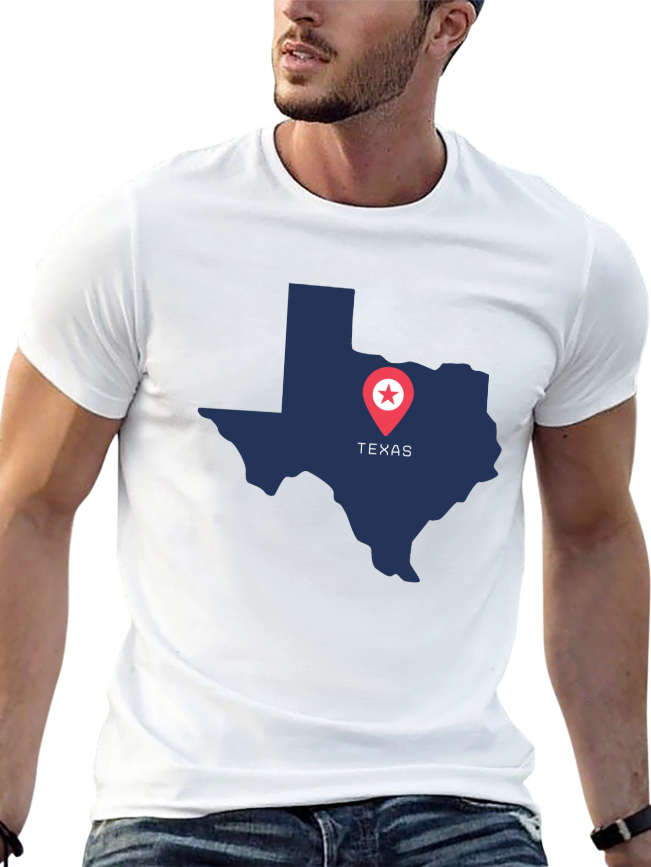 Texas Pride Graphic Tee - State Map Design