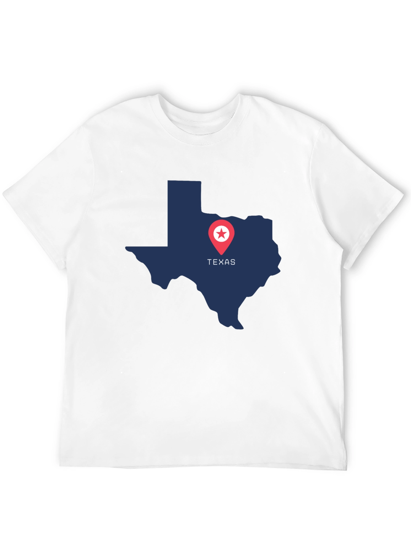 Texas Pride Graphic Tee - State Map Design