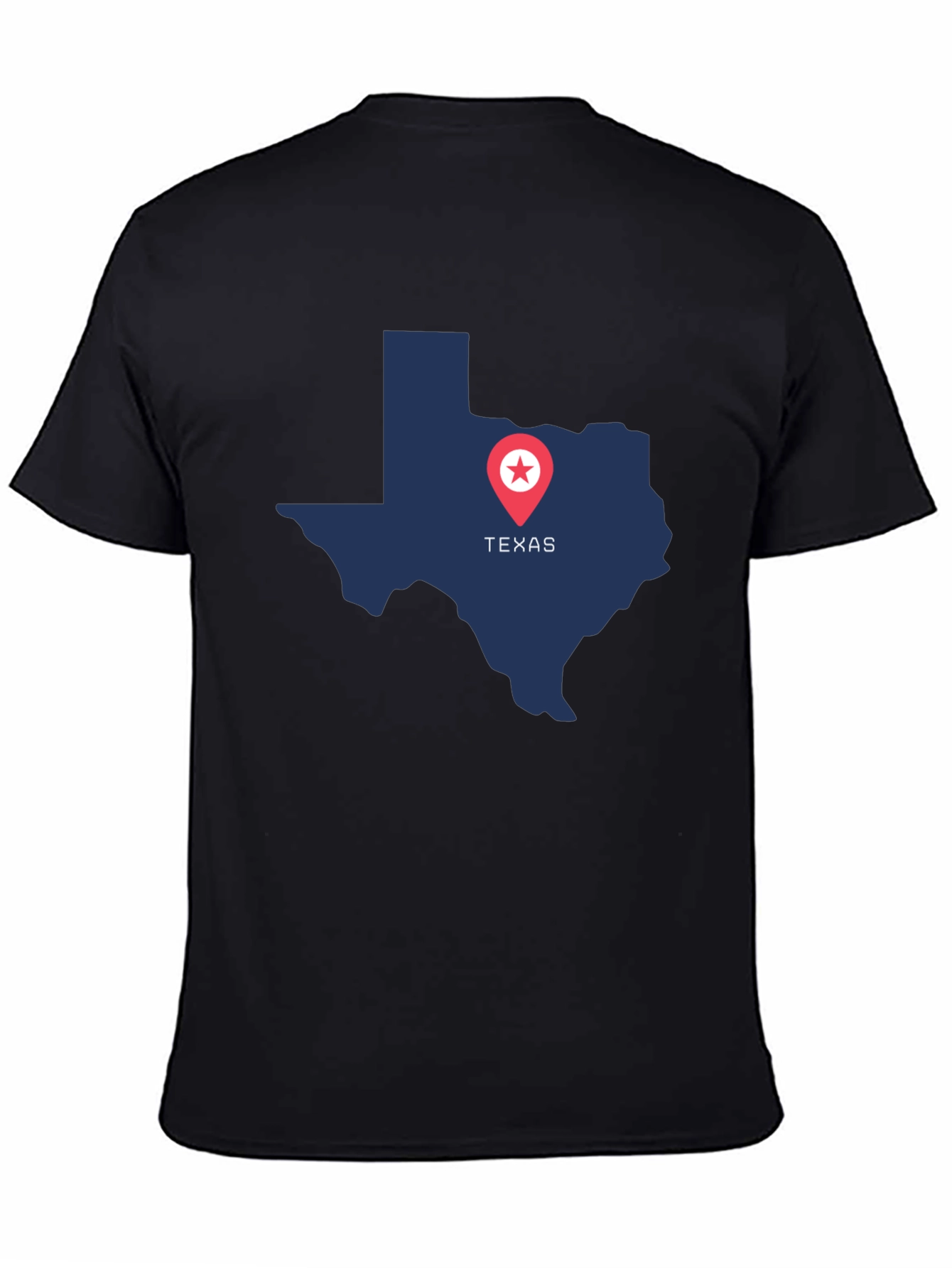 Texas Pride Graphic Tee - State Map Design