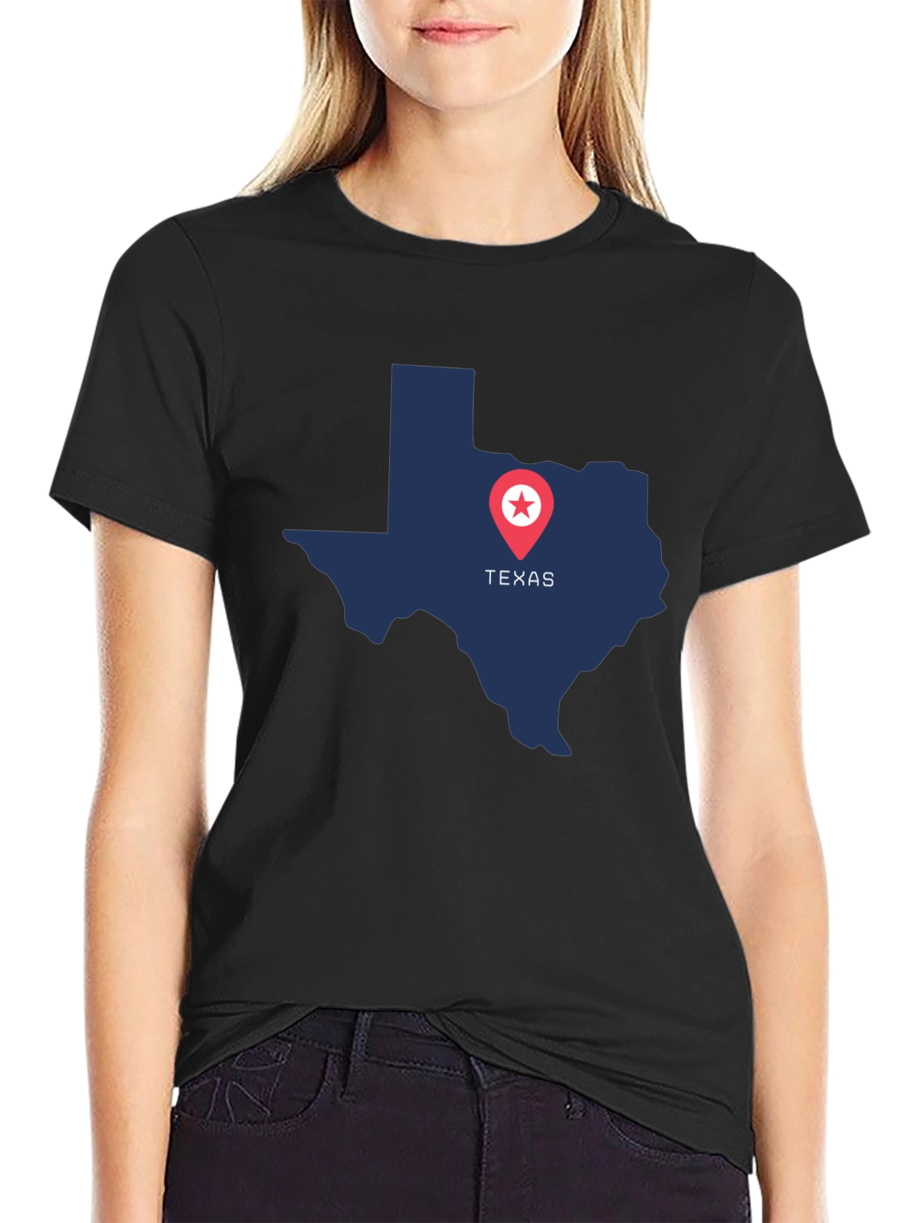 Texas Pride Graphic Tee - State Map Design