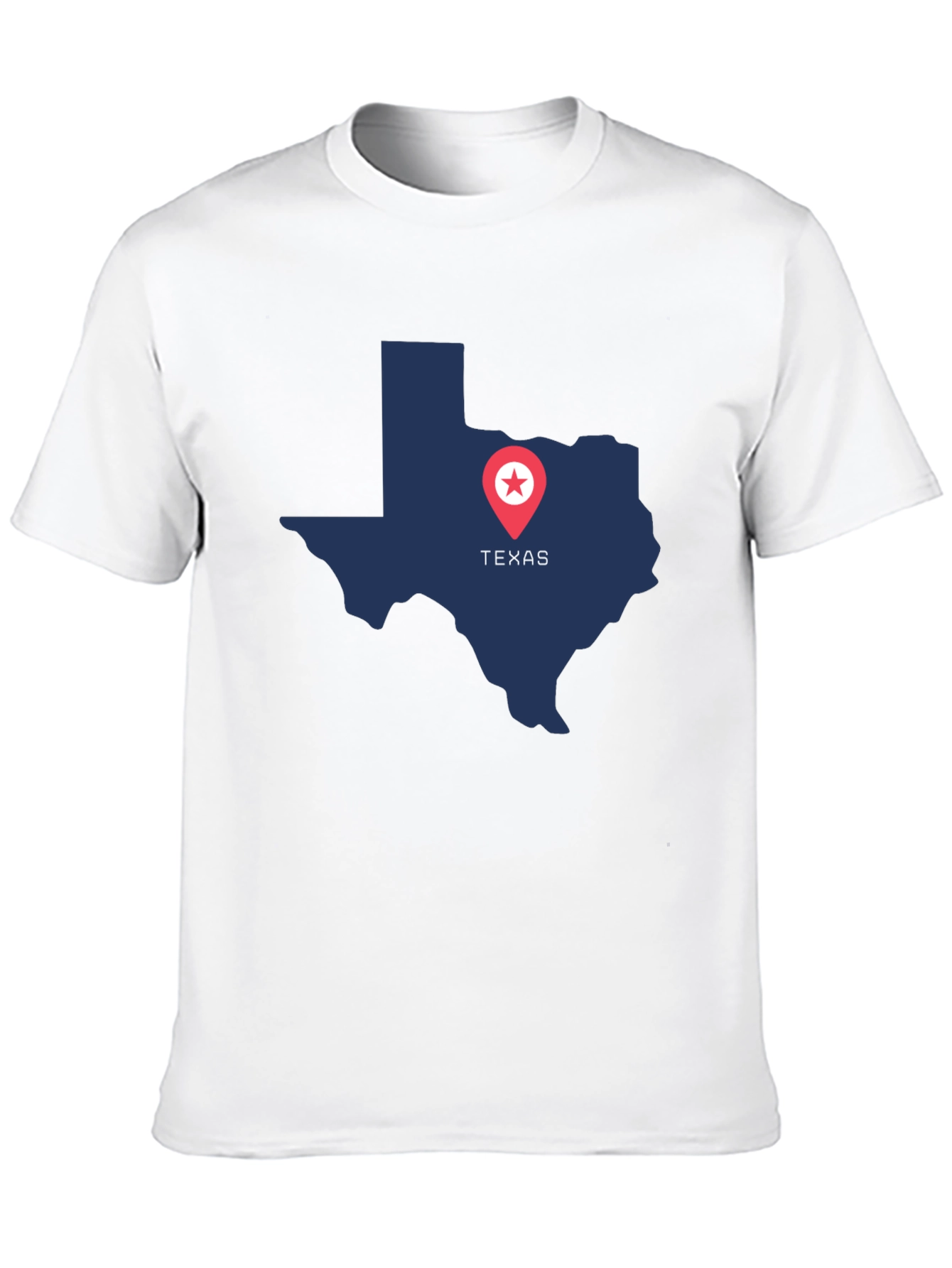 Texas Pride Graphic Tee - State Map Design
