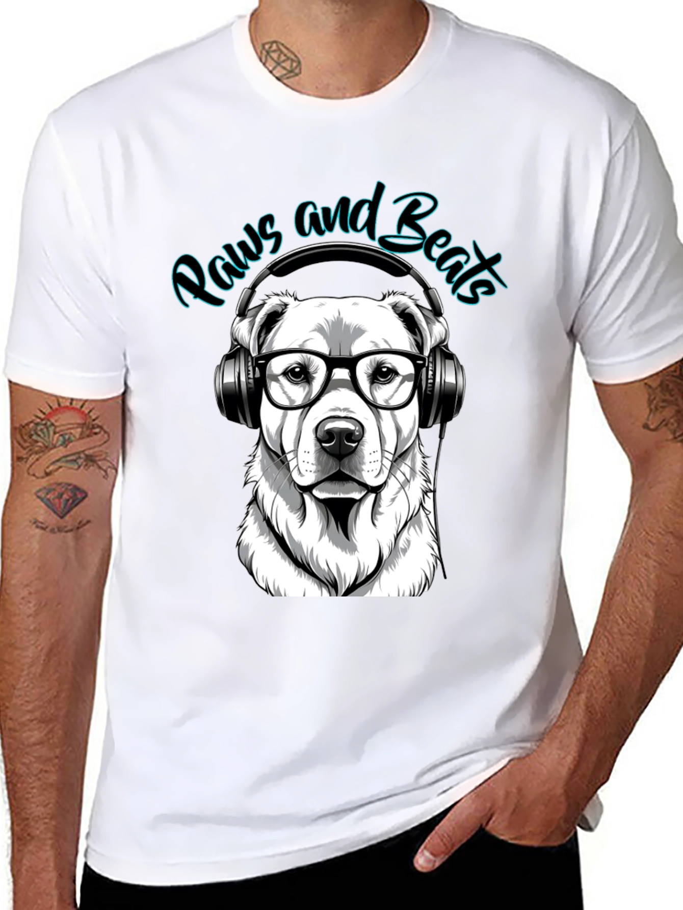 Dog DJ T-Shirt: Paws and Beats Graphic Tee