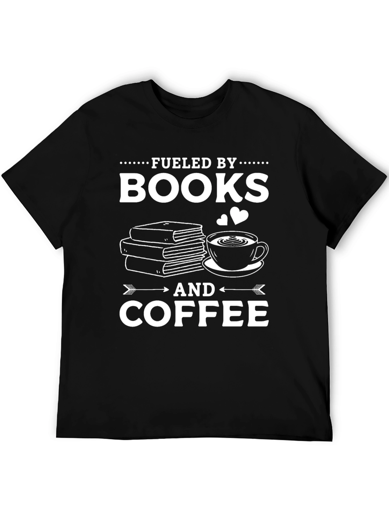 Fueled by Books and Coffee T-Shirt