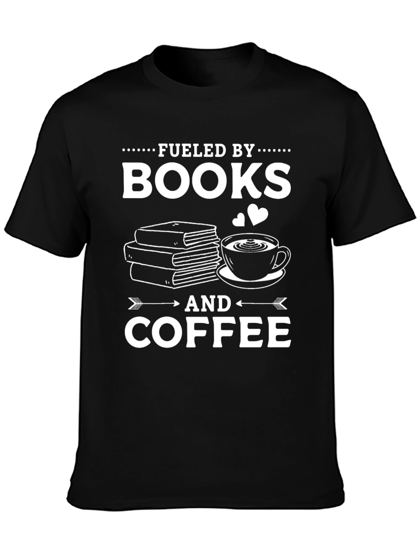 Fueled by Books and Coffee T-Shirt