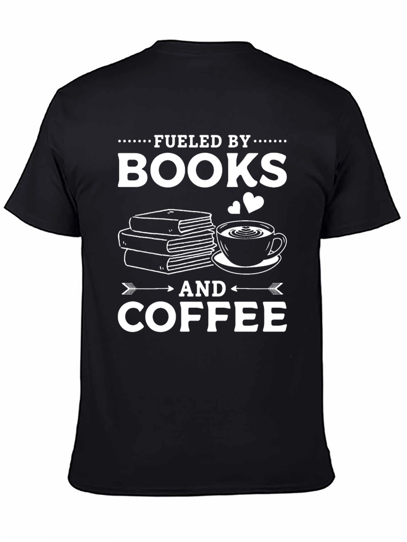 Fueled by Books and Coffee T-Shirt