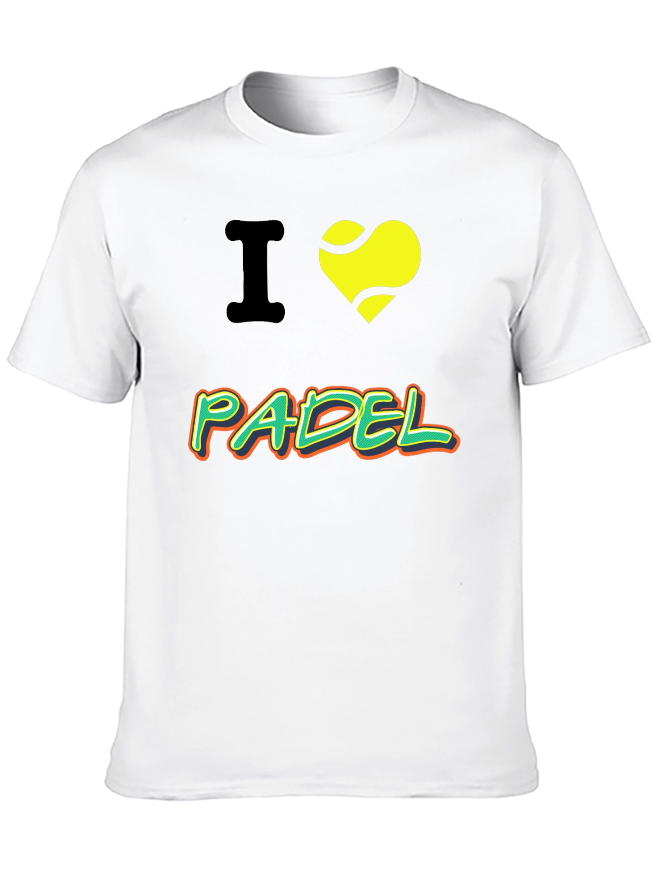 I Love Padel T-Shirt - Tennis Heart