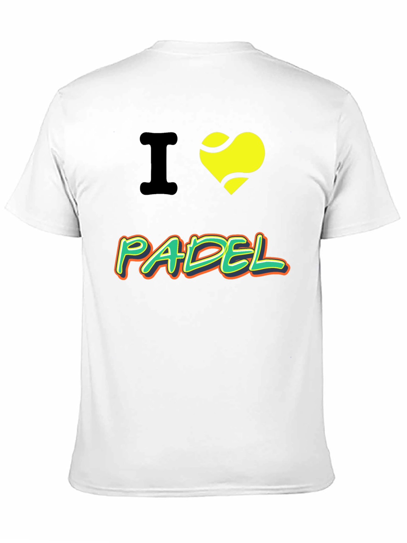 I Love Padel T-Shirt - Tennis Heart