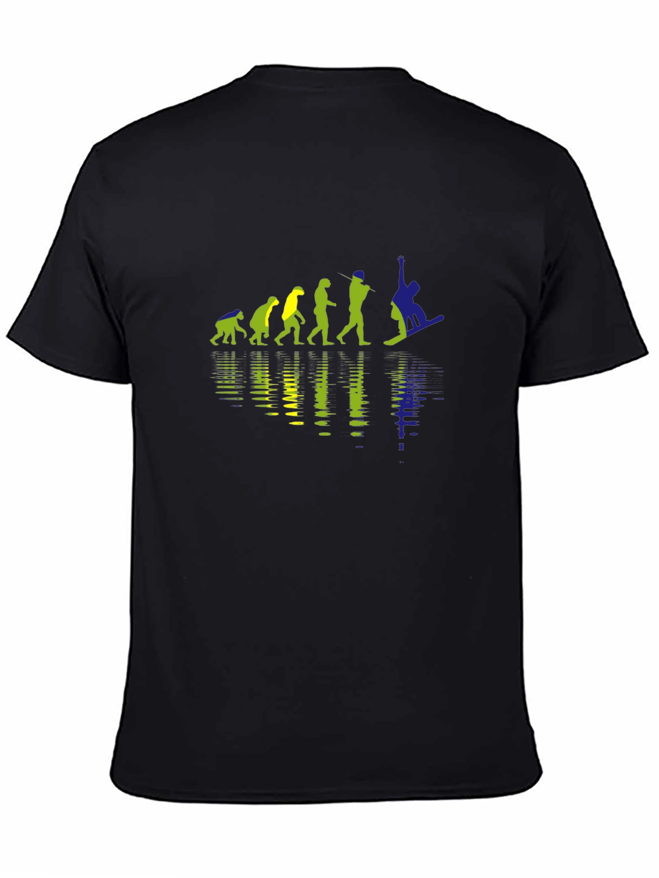 Evolution of Snowboarding T-Shirt - Black