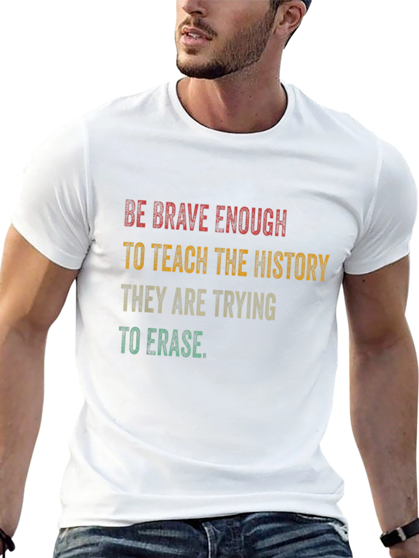 Be Brave Enough to Teach History Graphic T-Shirt