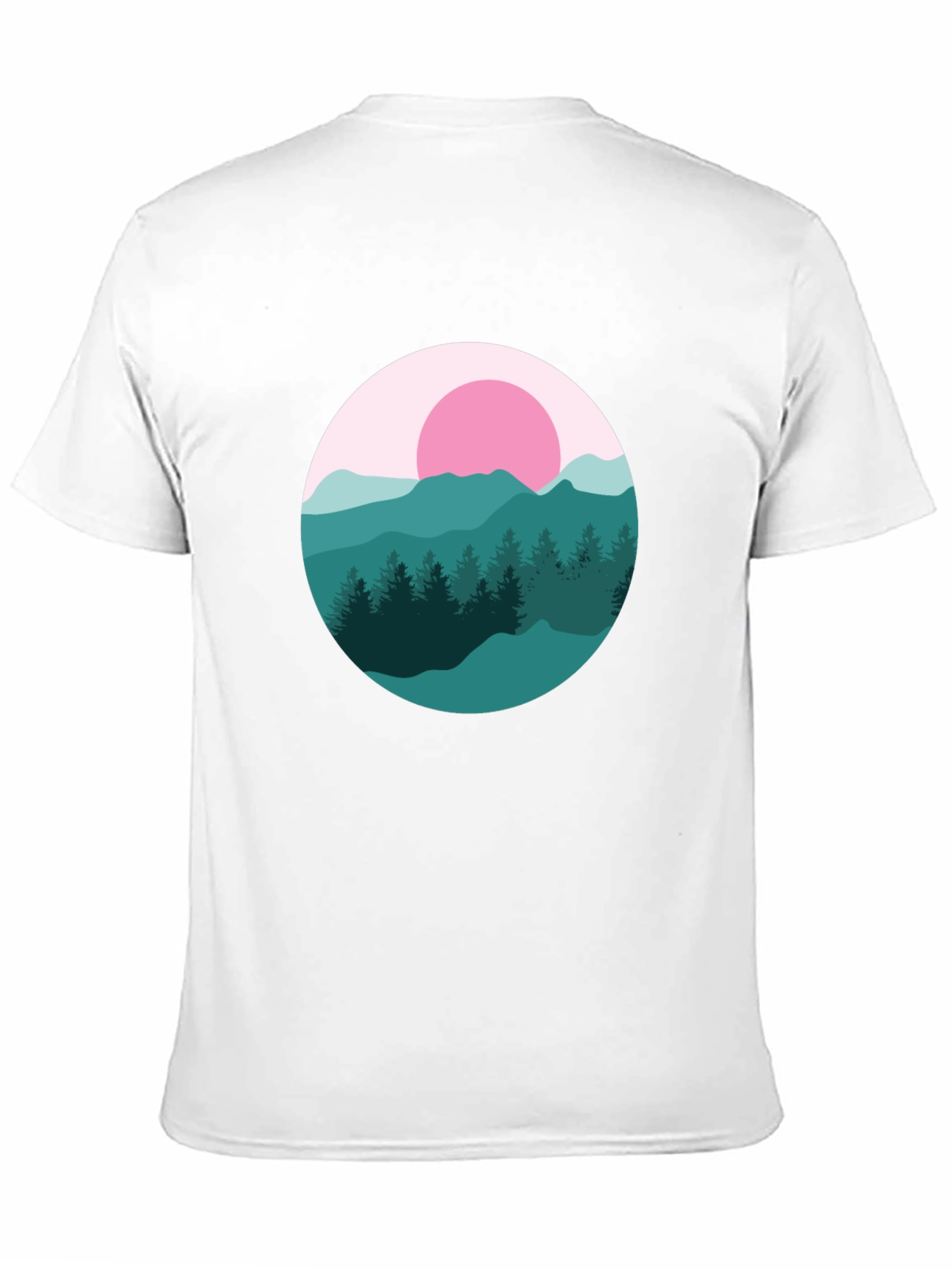 Mountain Sunset Graphic Tee - Stylish Comfort