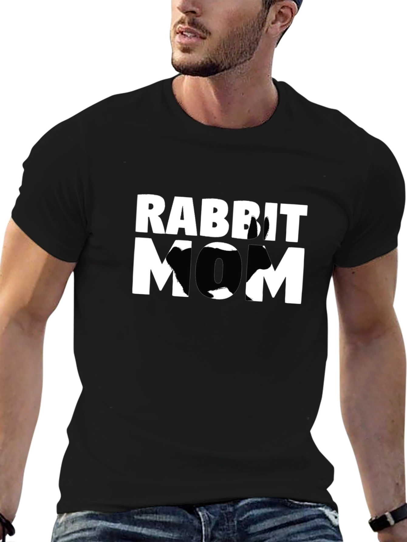 Rabbit Mom Graphic T-Shirt