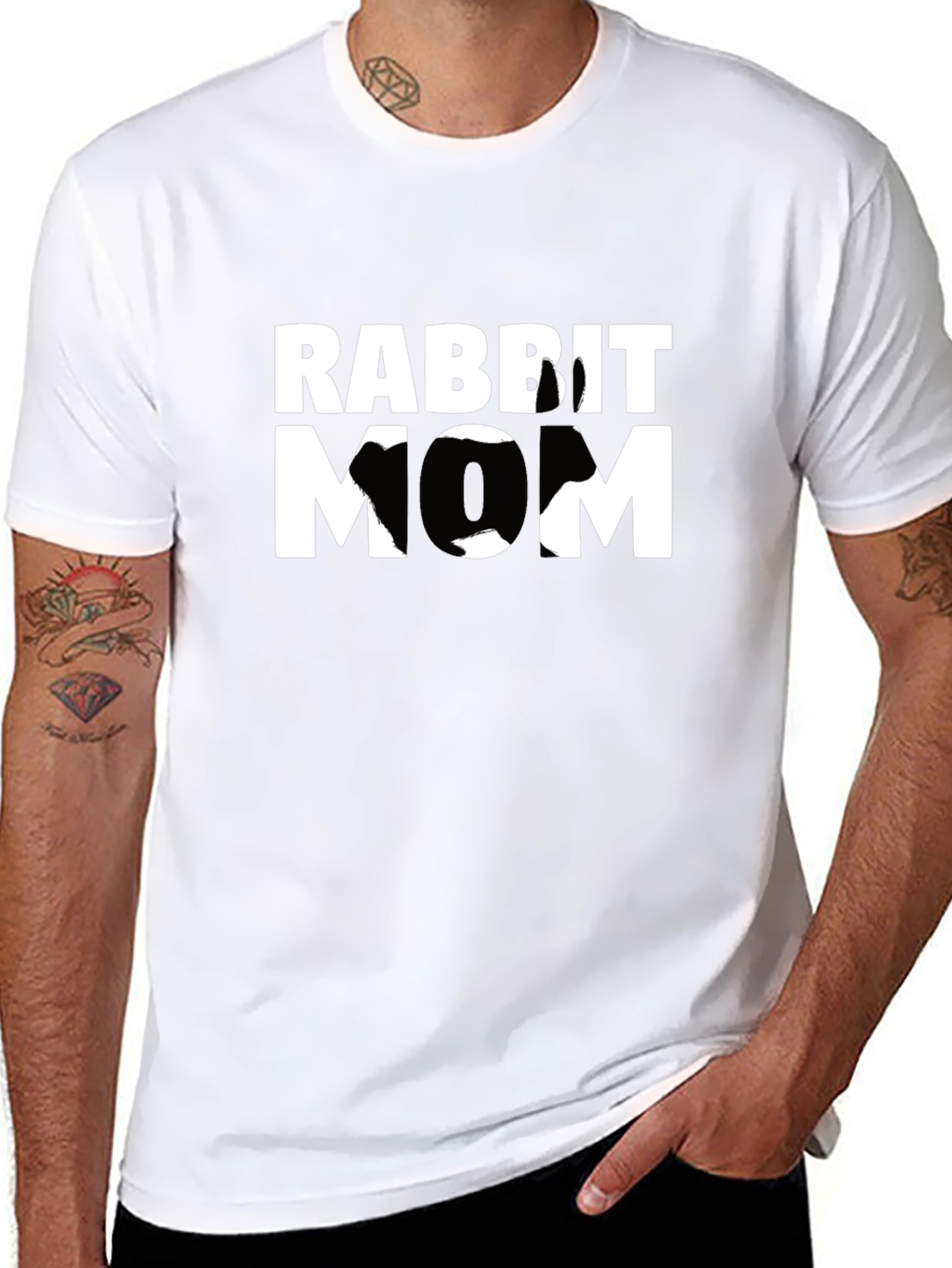 Rabbit Mom Graphic T-Shirt
