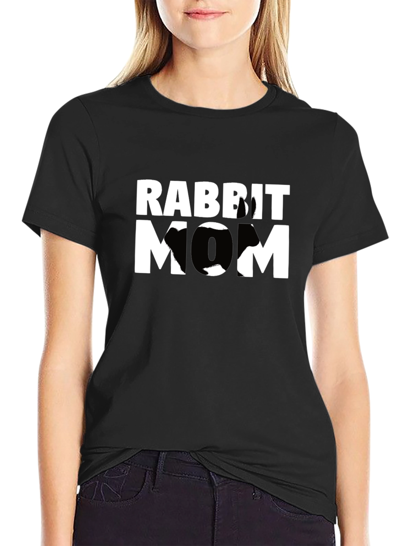 Rabbit Mom Graphic T-Shirt