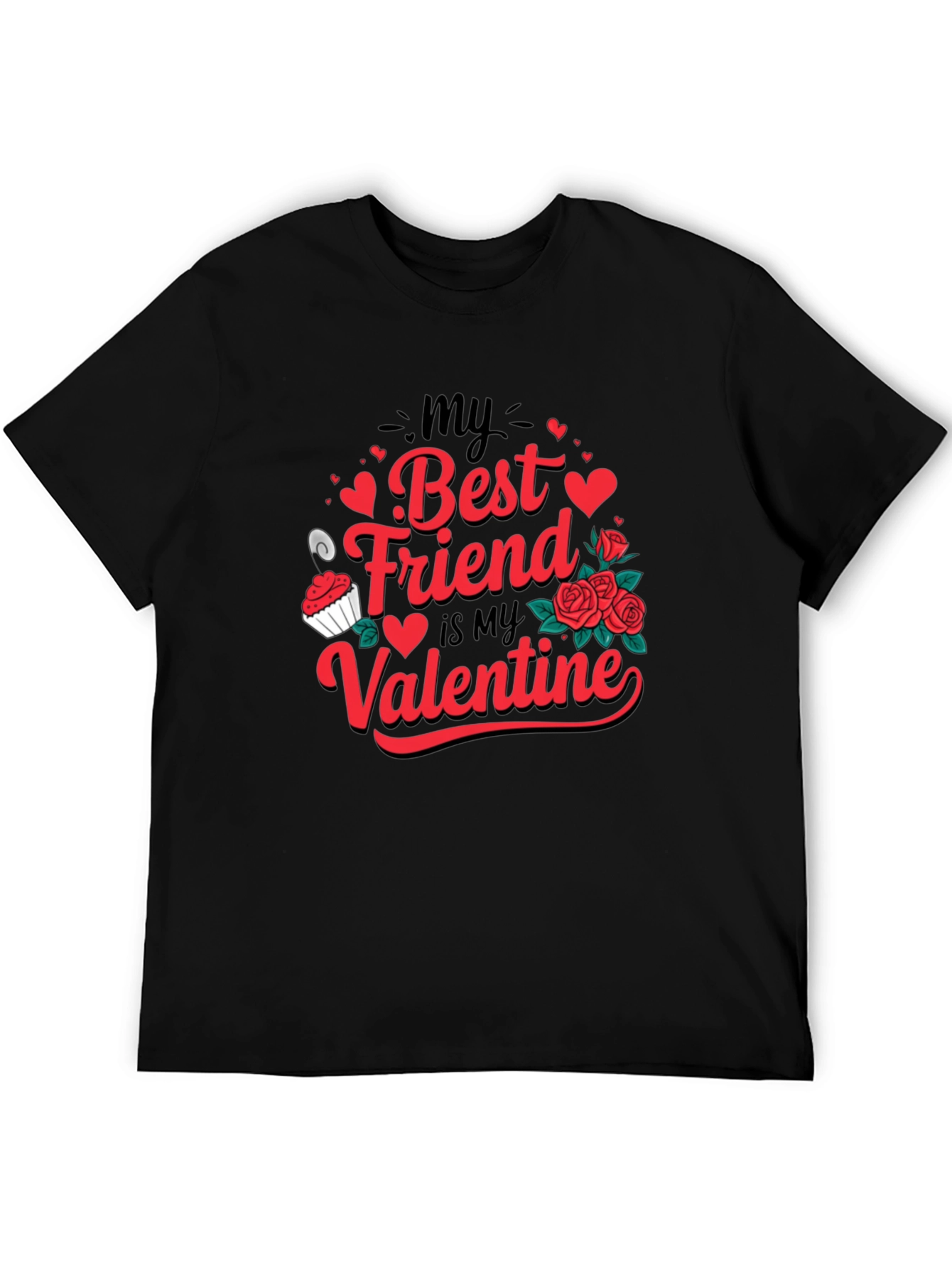 My Best Friend is My Valentine Graphic Tee