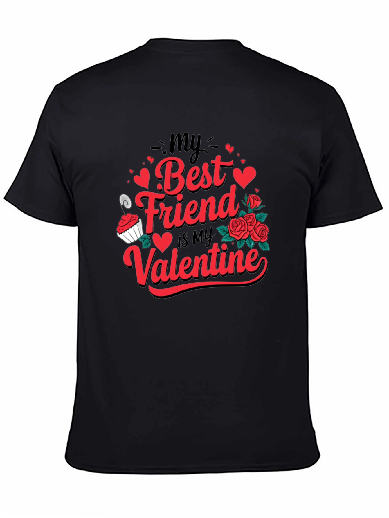 My Best Friend is My Valentine Graphic Tee
