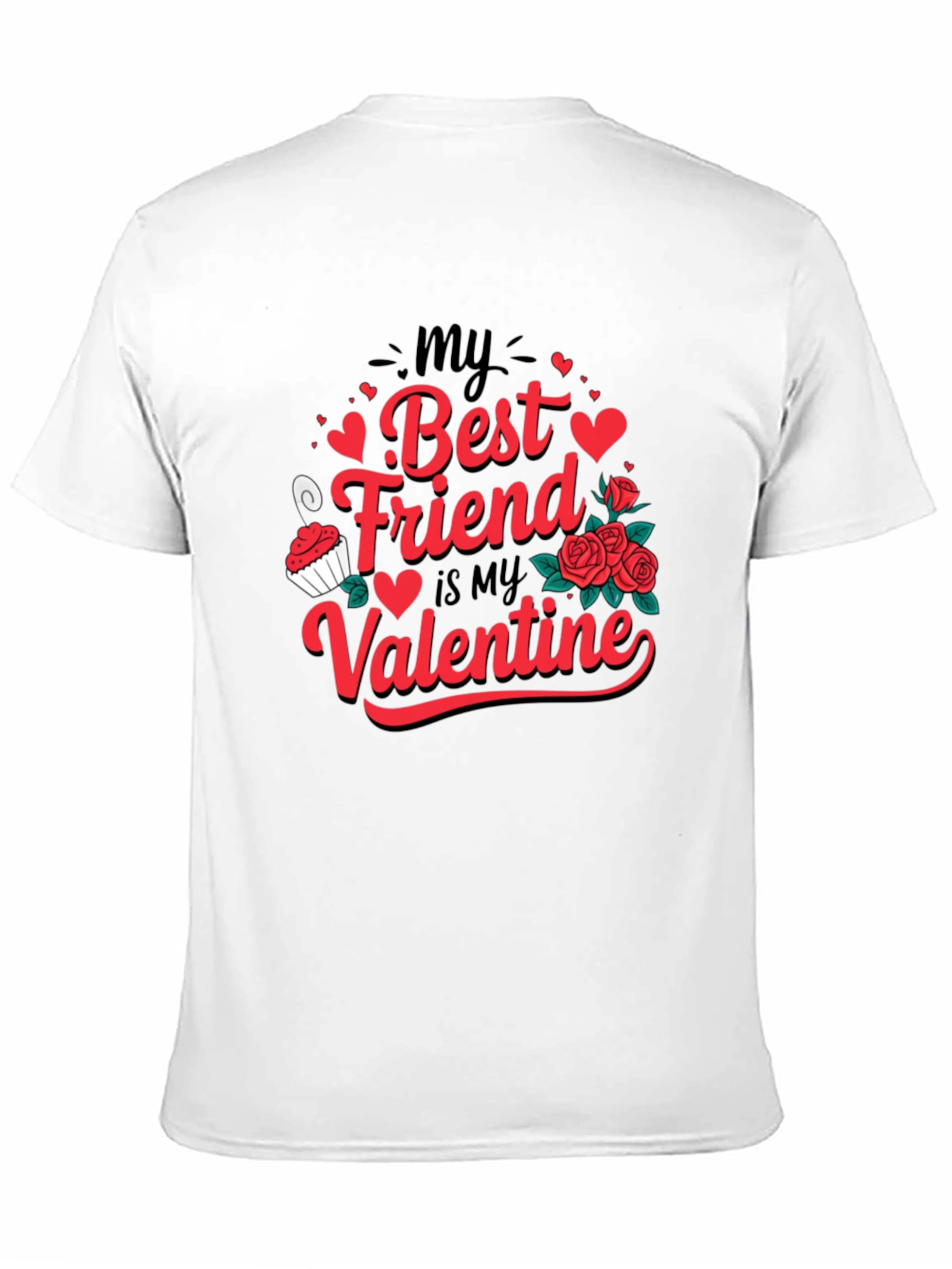 My Best Friend is My Valentine Graphic Tee