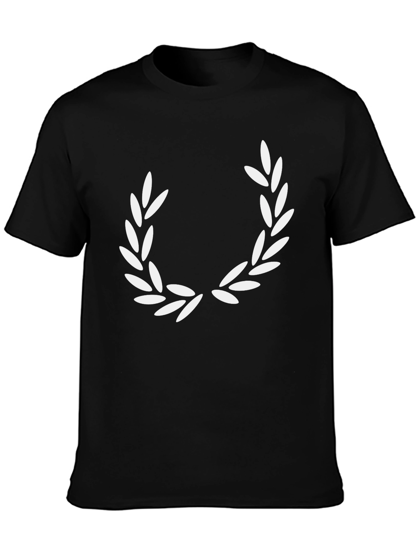 Laurel Wreath Graphic Black T-Shirt