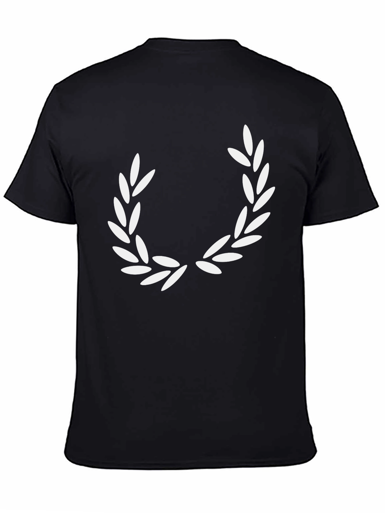 Laurel Wreath Graphic Black T-Shirt