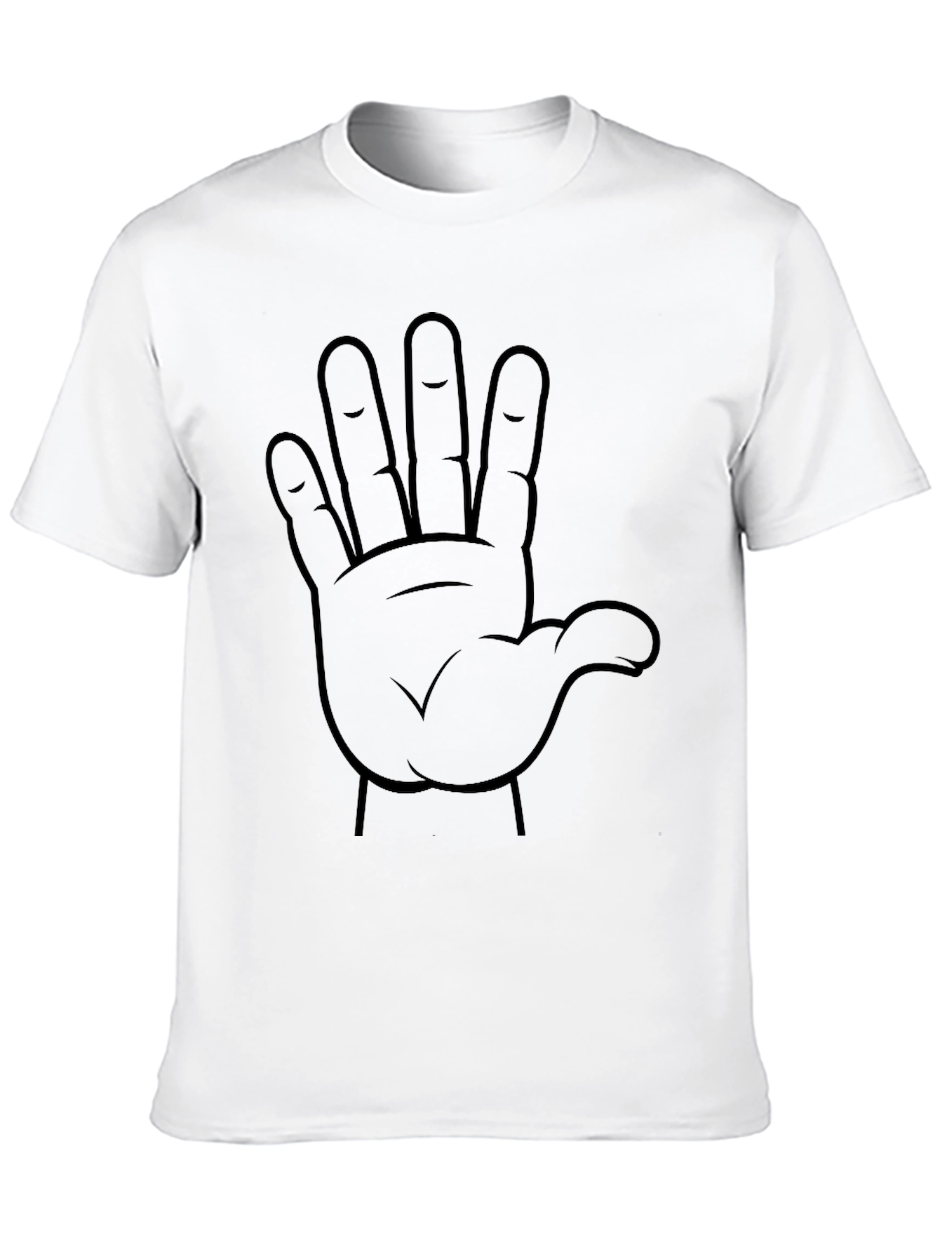 Live Long and Prosper Black Graphic Tee