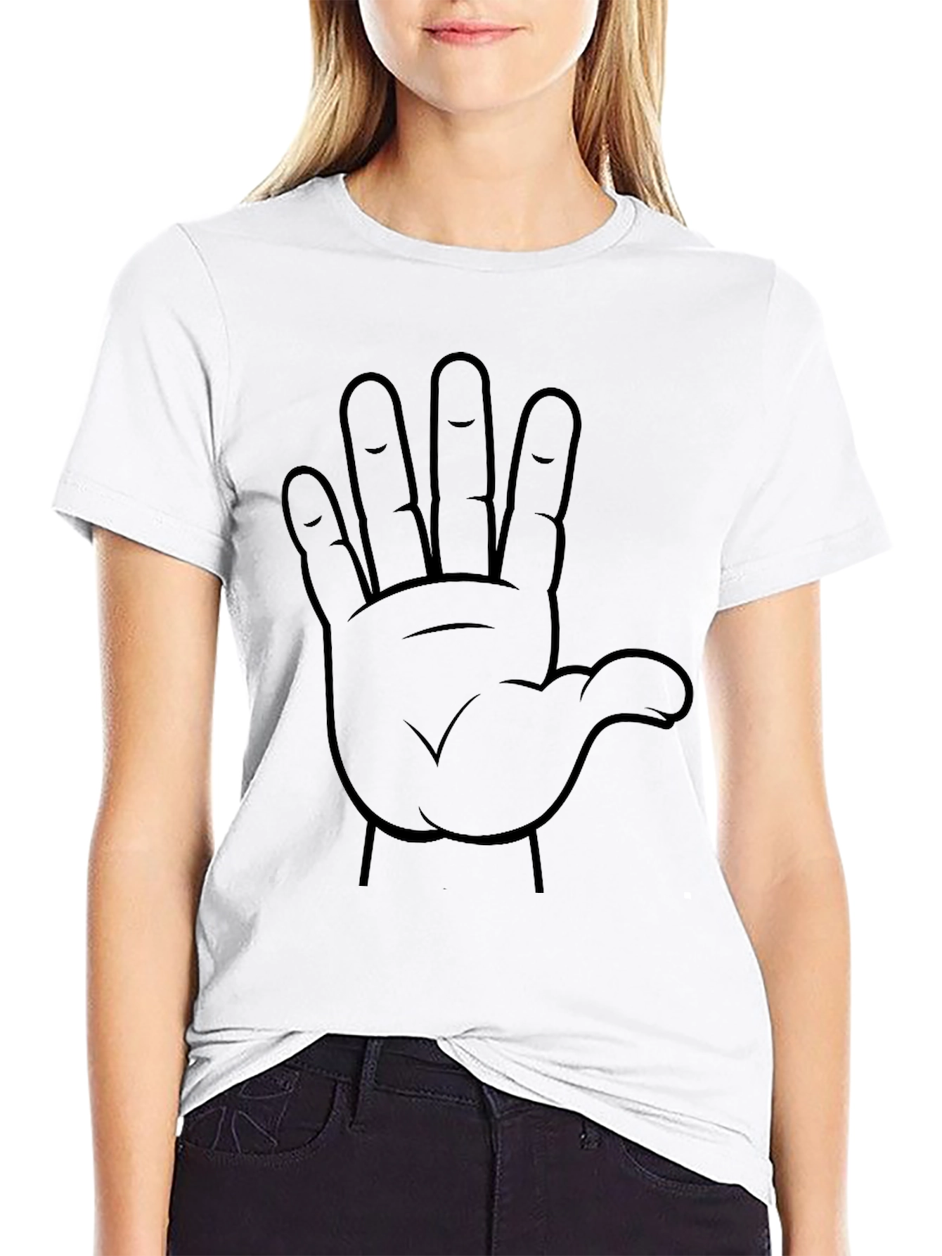 Live Long and Prosper Black Graphic Tee