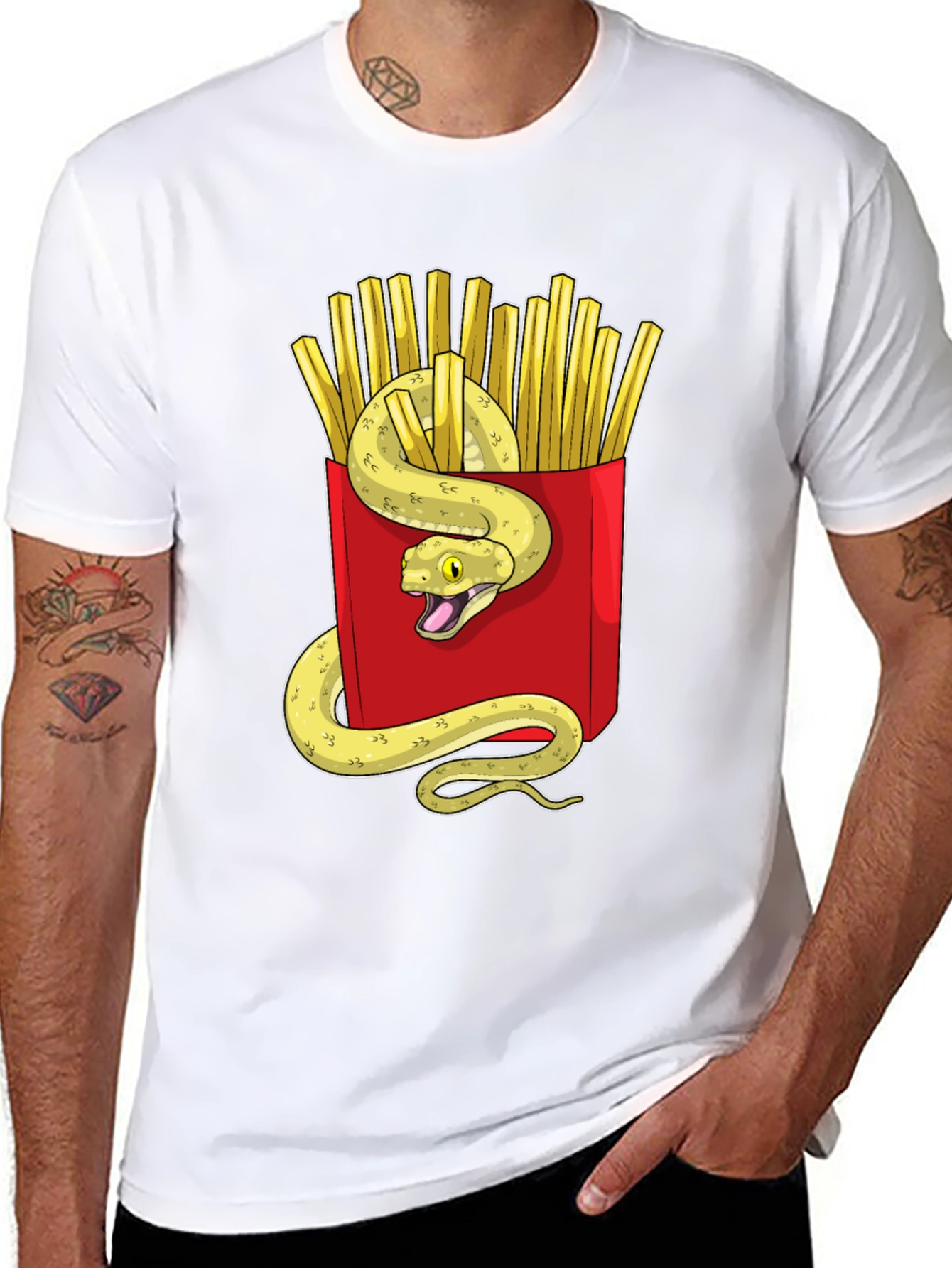 Snake in Fries T-Shirt