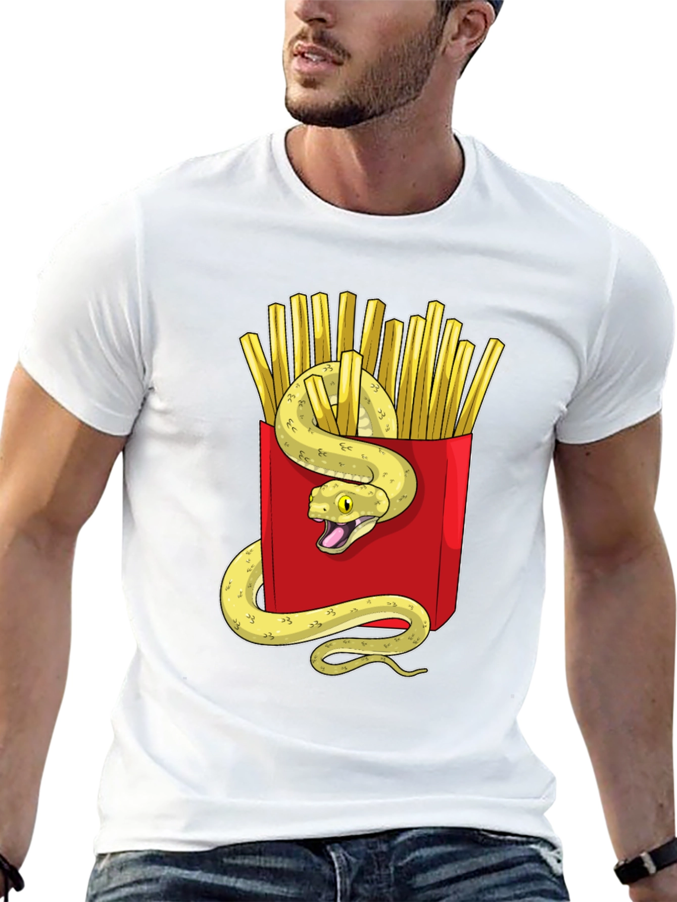 Snake in Fries T-Shirt