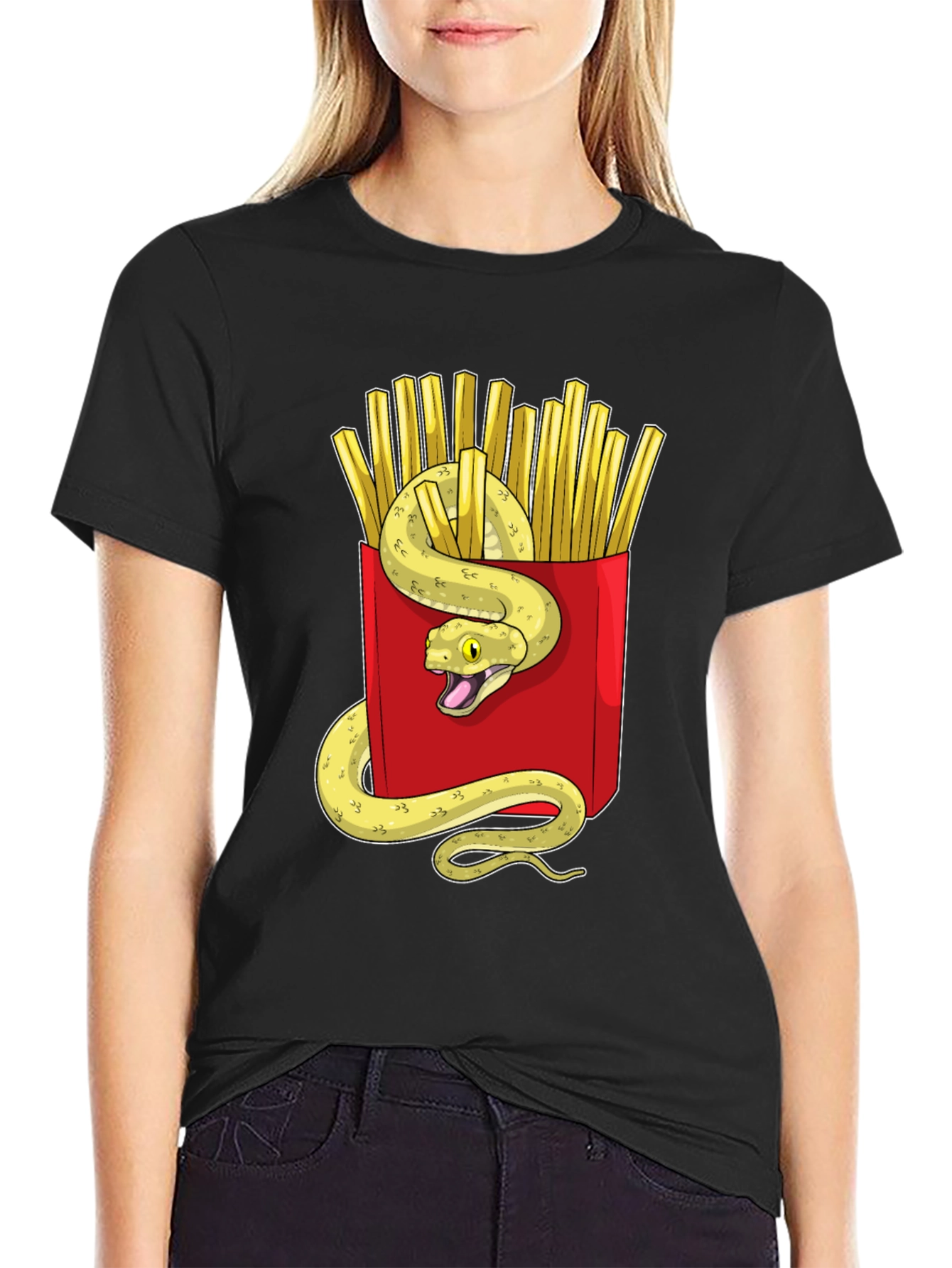 Snake in Fries T-Shirt
