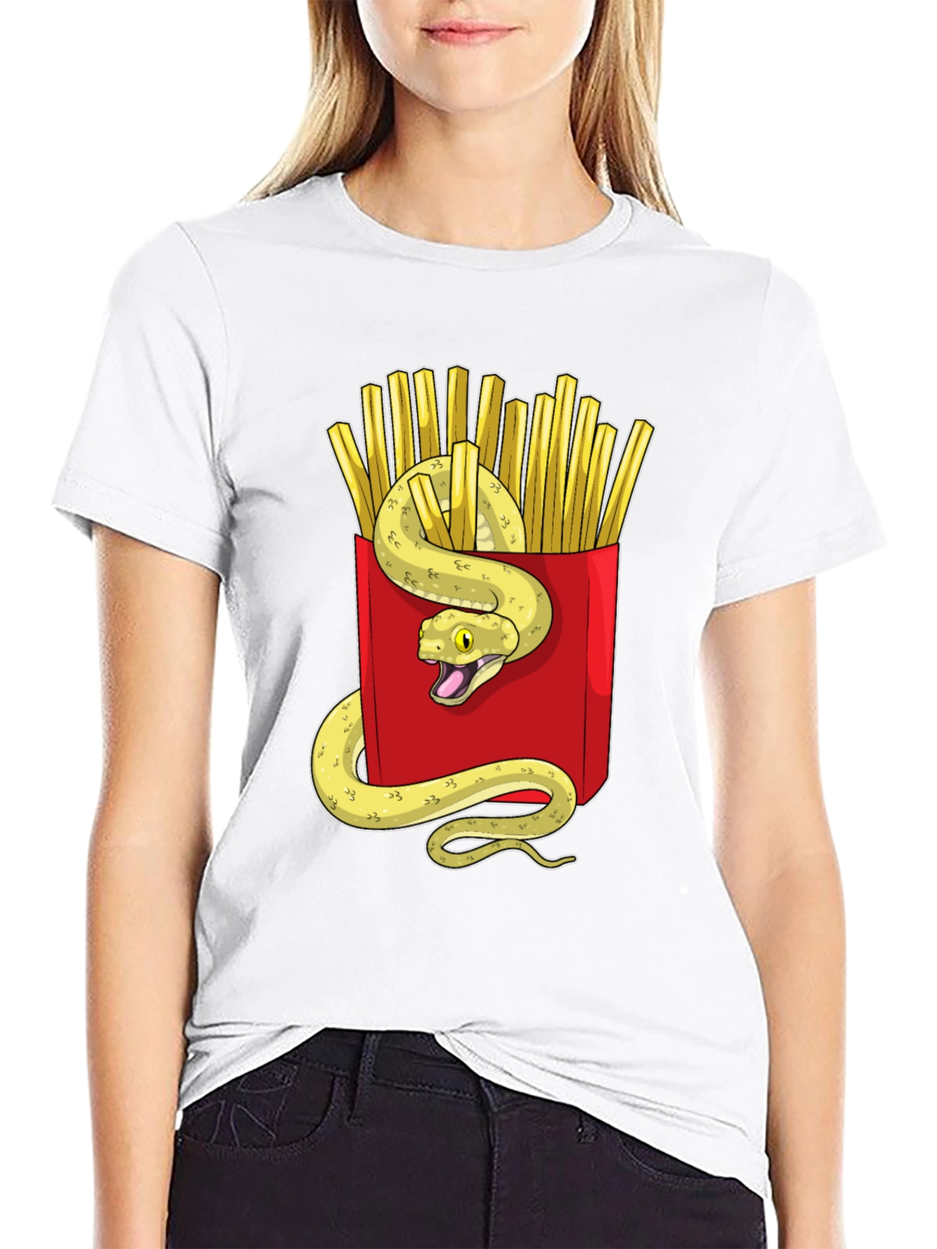 Snake in Fries T-Shirt