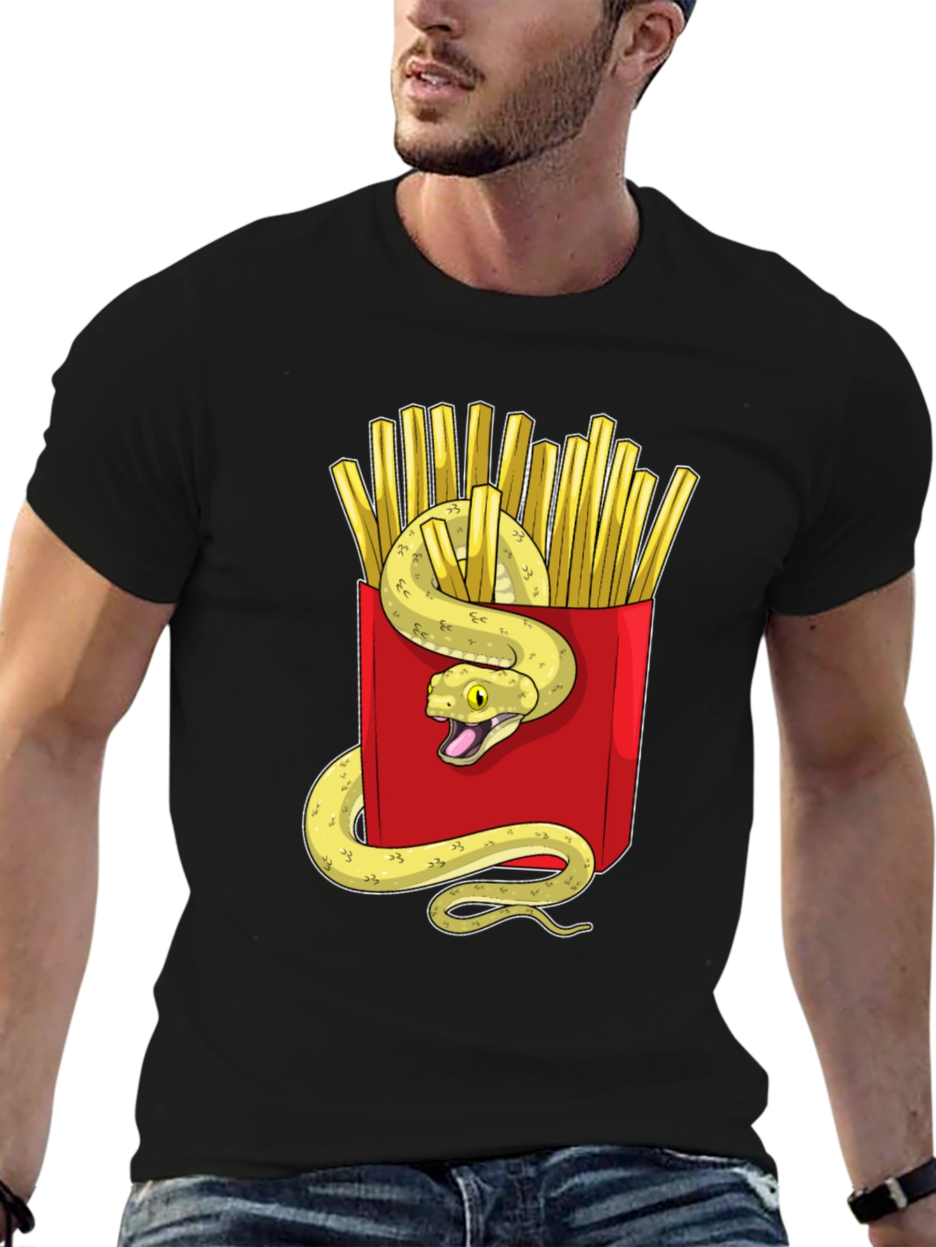 Snake in Fries T-Shirt