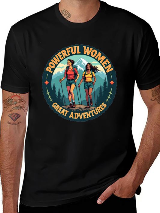 Powerful Women Great Adventures Hiking T-Shirt