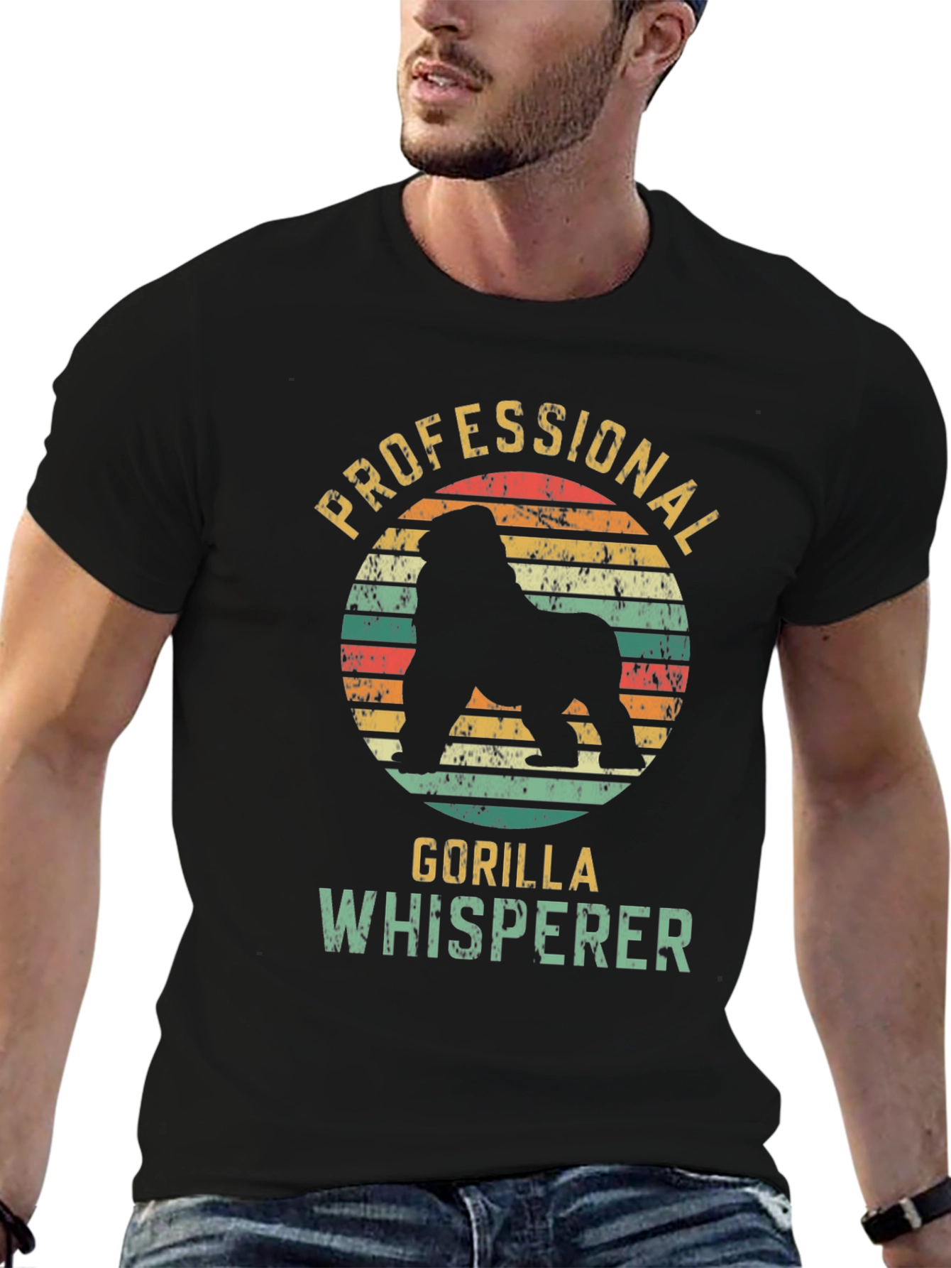 Professional Gorilla Whisperer Graphic T-Shirt